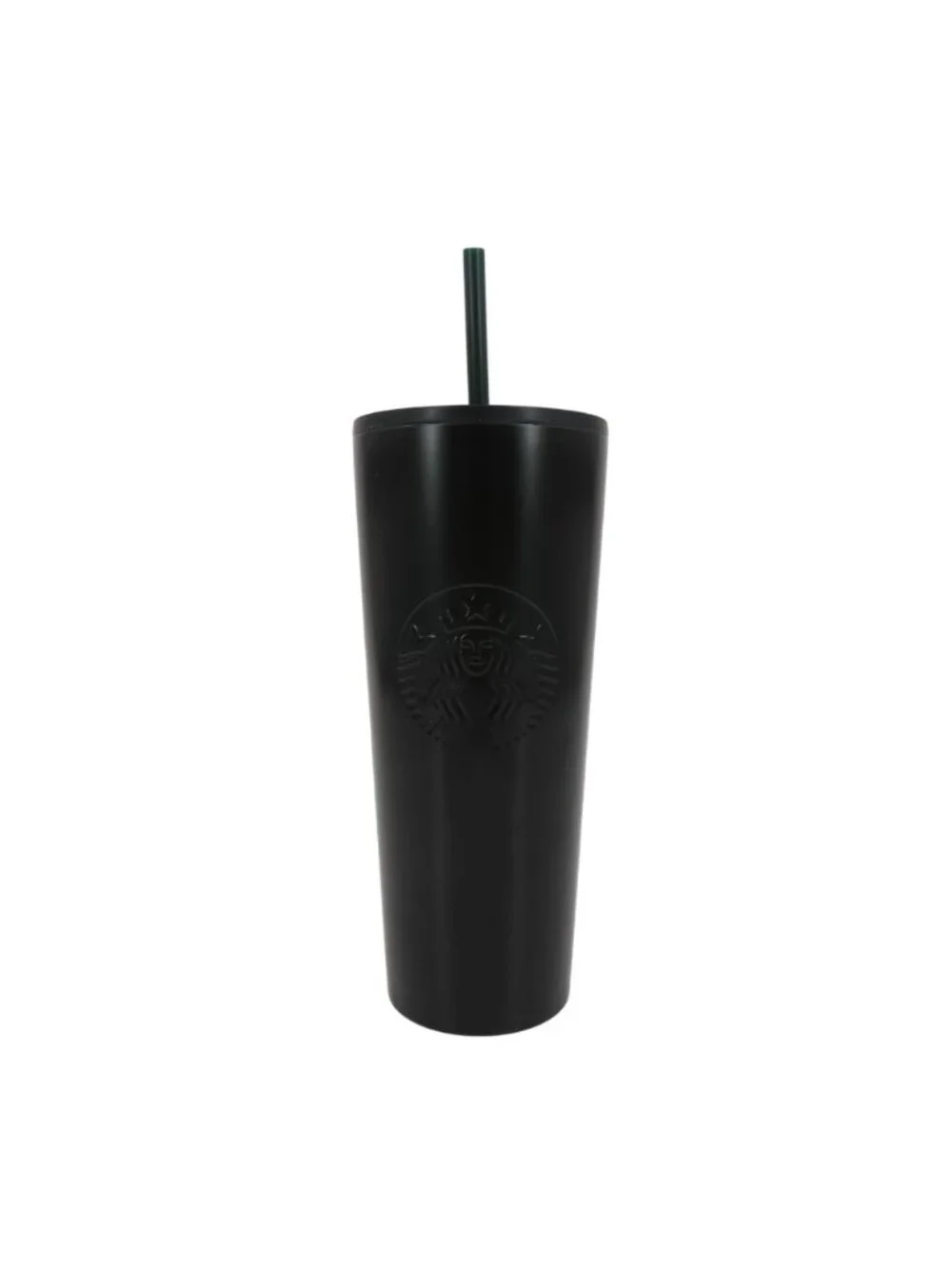 Starbucks Holiday 2020 Dark Green Black Gradient Metal Tumbler 24 OZ NEW